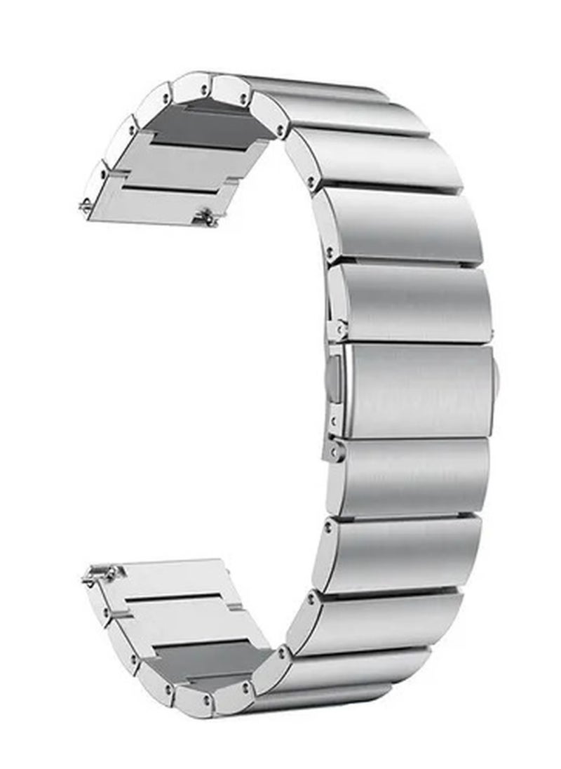 Replacement Band For Samsung Galaxy Watch 46mm Silver