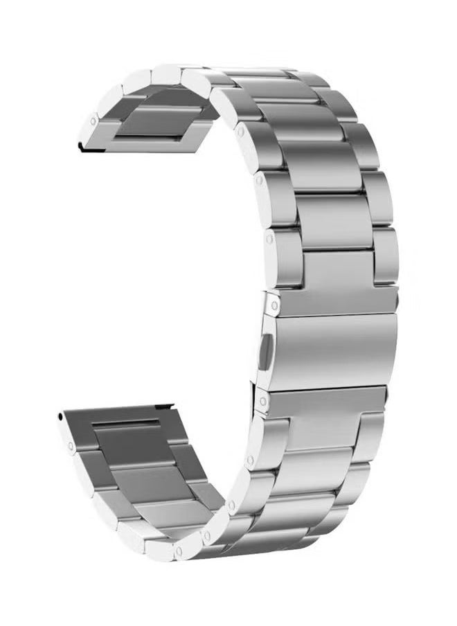 Stainless Steel Replacement Band For Samsung Galaxy Watch Silver