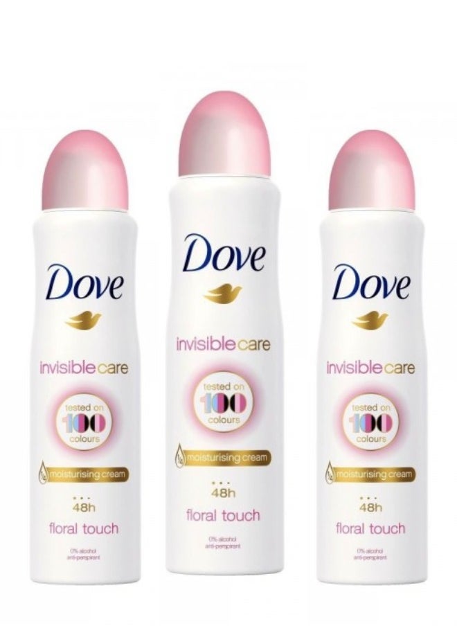 DOVE Invisible Care Aerosol Deodorant 250 ml Set of 3