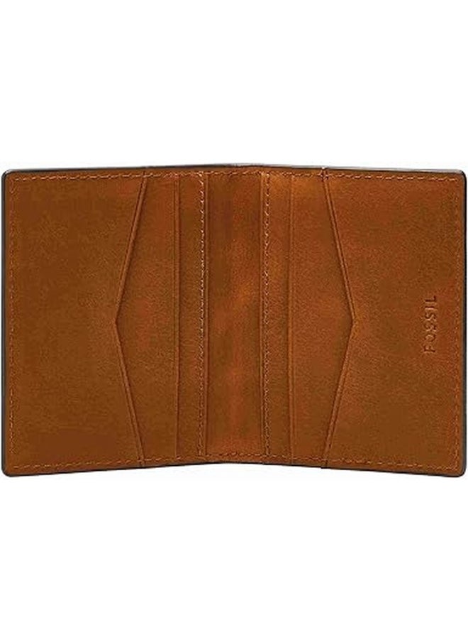 Fossil Men's Joshua Vegan Cactus Slim Minimalist Bifold Front Pocket Wallet for Men