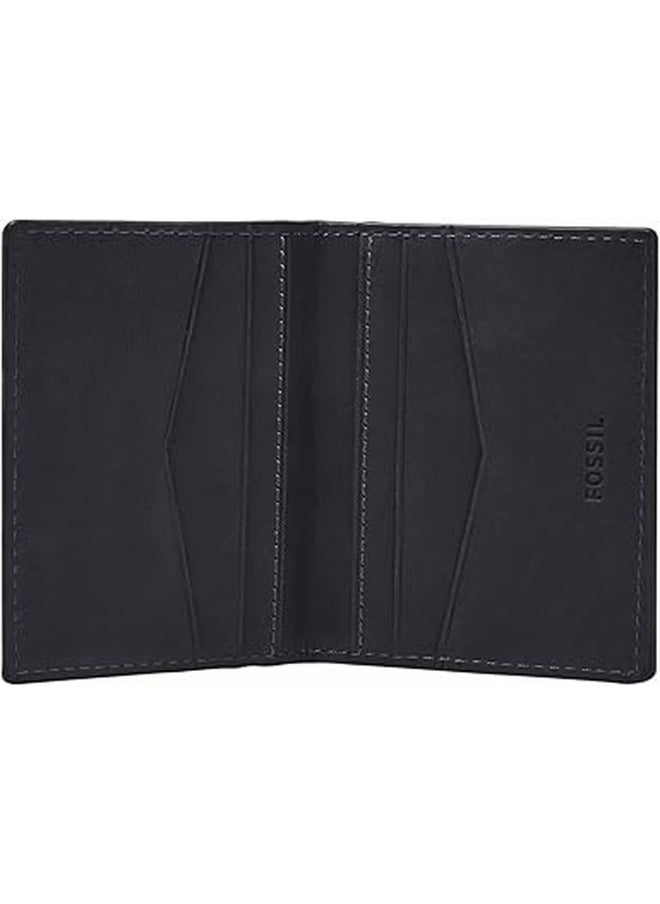 Fossil Men's Joshua Vegan Cactus Slim Minimalist Bifold Front Pocket Wallet for Men