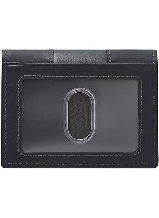 Fossil Men's Joshua Vegan Cactus Slim Minimalist Bifold Front Pocket Wallet for Men