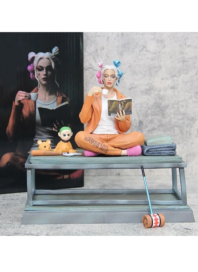 Seated Harley Quinn Action Figure