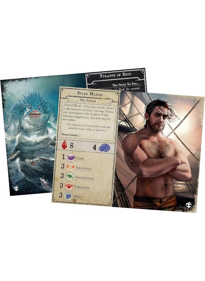 Arkham Horror 3rd Edition Under Dark Waves Board Game Expansion