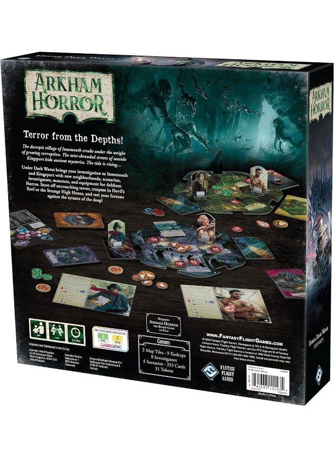 Arkham Horror 3rd Edition Under Dark Waves Board Game Expansion