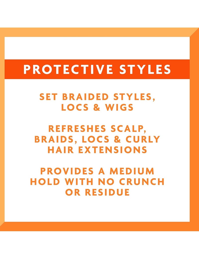 Protective Styles by Angela Set & Refresh Foam with Apple Cider Vinegar & Aloe, 8 Ounce 237 ml