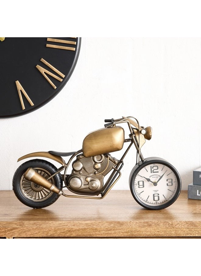 Emir Metal Motorcycle Table Clock 44 x 13.5 x 23 cm