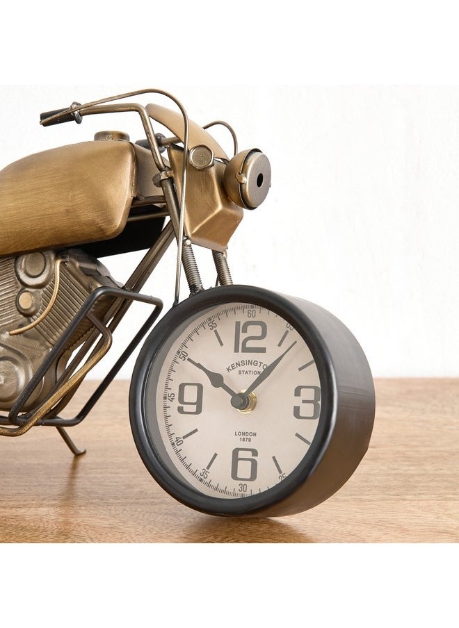 Emir Metal Motorcycle Table Clock 44 x 13.5 x 23 cm