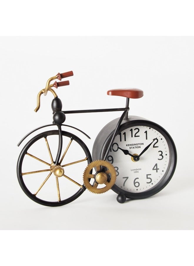 Emir Cycle Metal Table Clock 26 x 7.5 x 20 cm