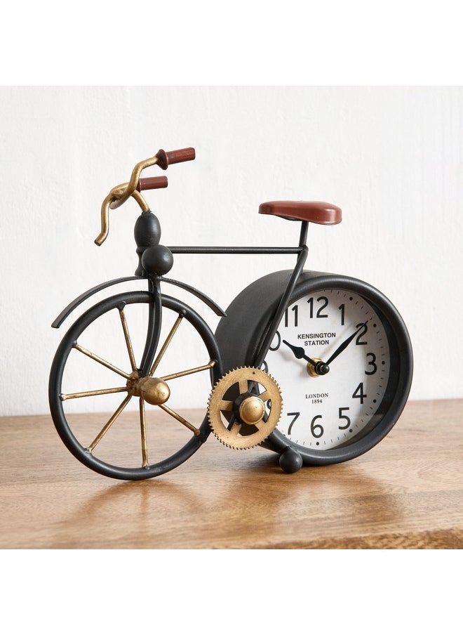 Emir Cycle Metal Table Clock 26 x 7.5 x 20 cm