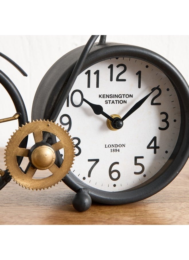 Emir Cycle Metal Table Clock 26 x 7.5 x 20 cm