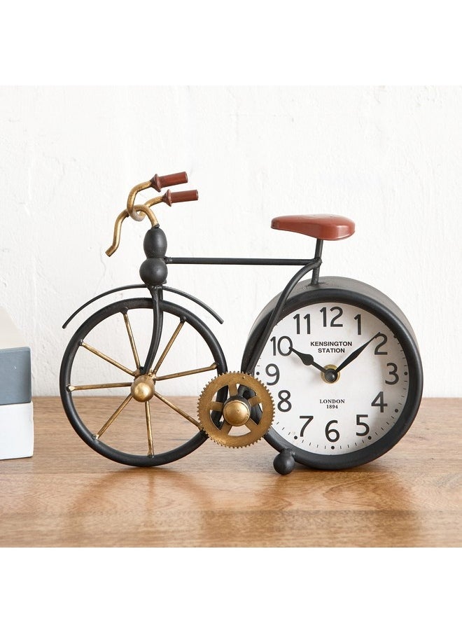 Emir Cycle Metal Table Clock 26 x 7.5 x 20 cm