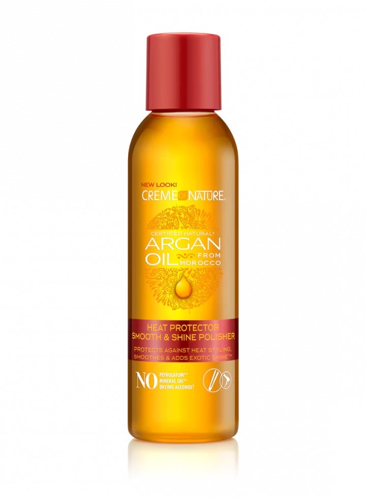 Creme of Nature Argan Oil Heat Protector Smooth & Shine Polisher 4oz/118ml