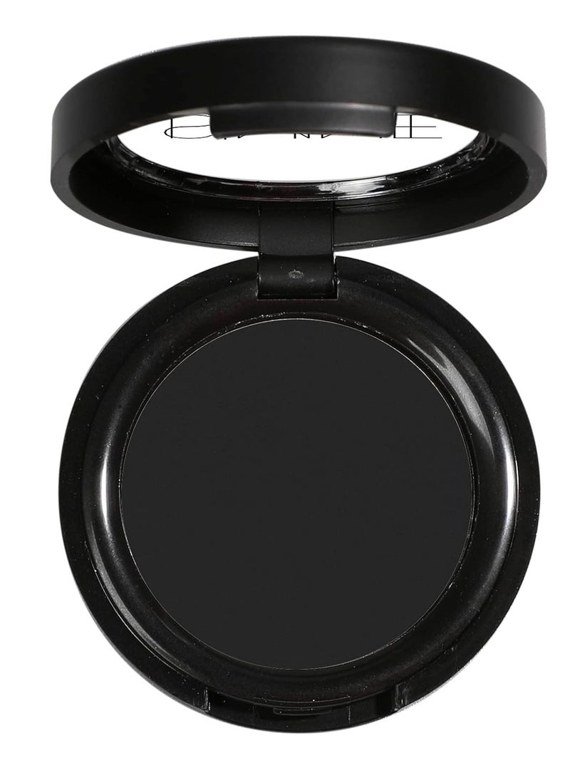 ISMINE Single Black Matte Eyeshadow Powder Palette High Pigment, Longwear, Intense Color Best Black Eyeshadow