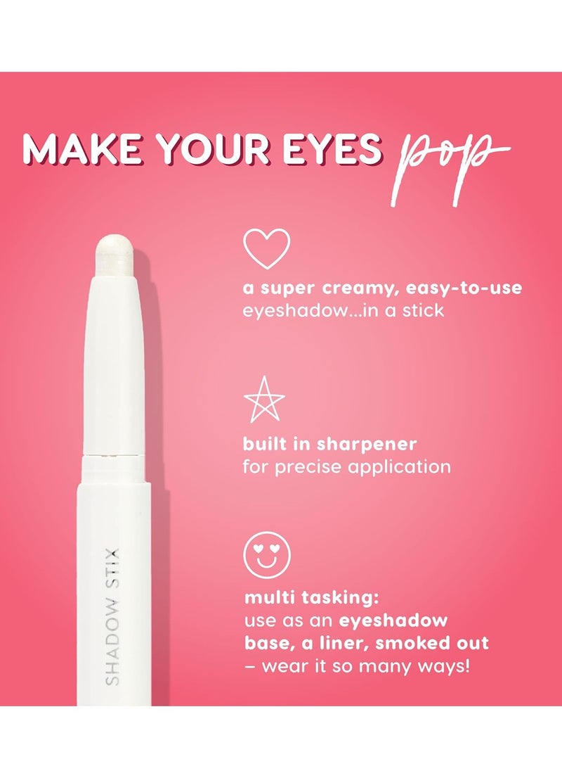 ColourPop Shadow Stix - Cream Eyeshadow Stick with Long-Lasting Color - Multi-Use Cream Makeup with a Built-In Sharpener & Precise Tip for Easy Application - Cold Girl (0.05 oz)