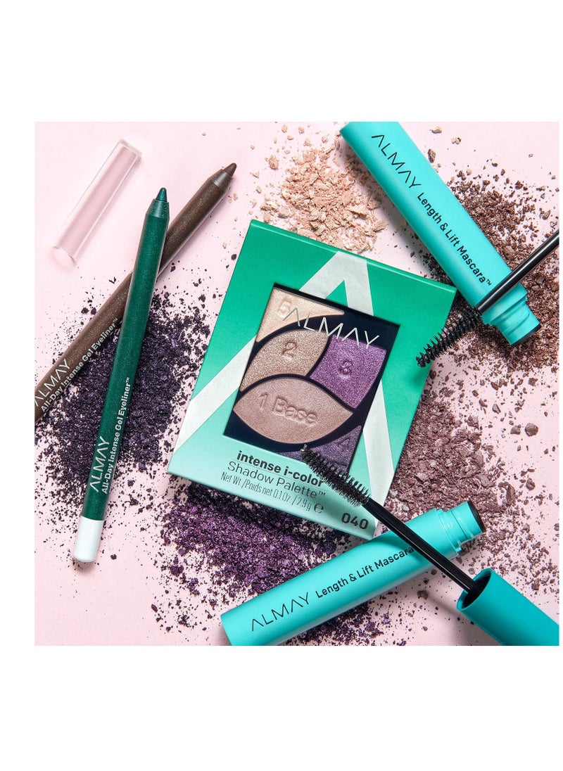 Almay Eyeshadow Palette, Longlasting Eye Makeup, Primer Enriched with Antioxidant Vitamin E, Hypoallergenic, 040 Green Eyes, 0.1 Oz