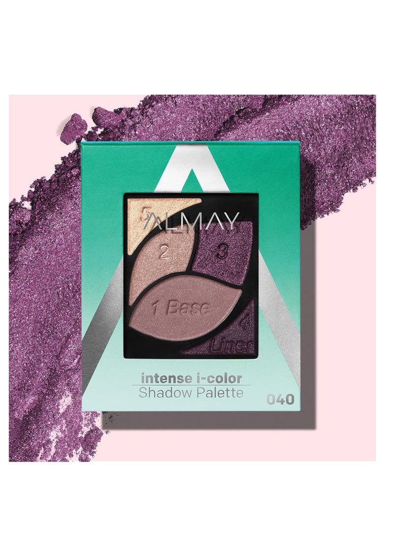 Almay Eyeshadow Palette, Longlasting Eye Makeup, Primer Enriched with Antioxidant Vitamin E, Hypoallergenic, 040 Green Eyes, 0.1 Oz