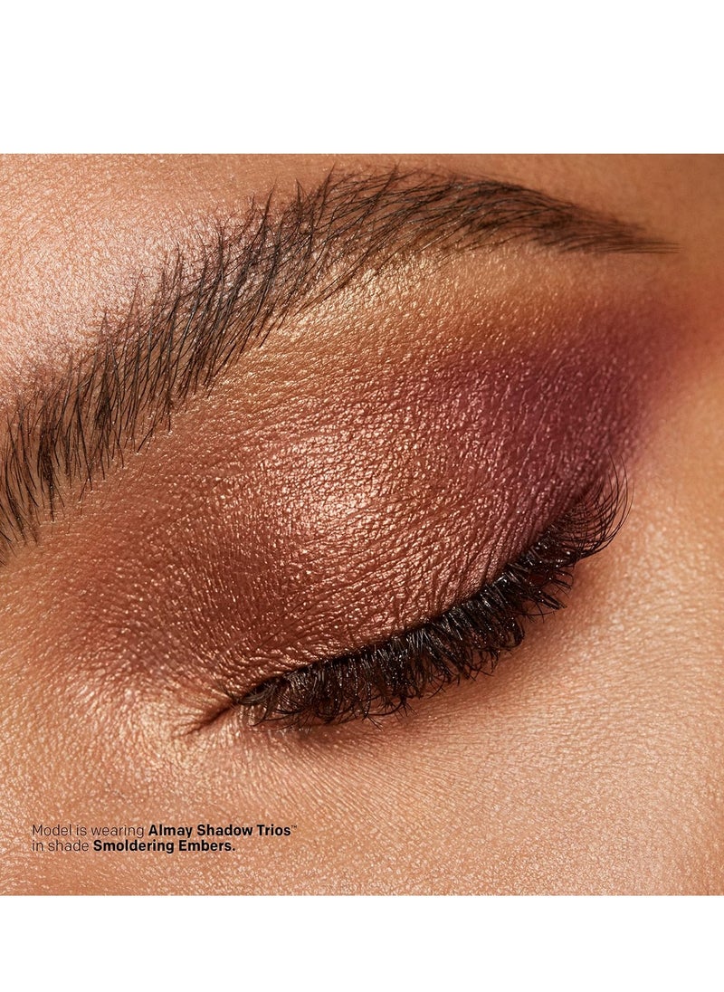 Almay Eyeshadow Palette, Longlasting Eye Makeup, Smoky Eye Trio, Hypoallergenic, 020 Smoldering Embers, 0.19 Oz