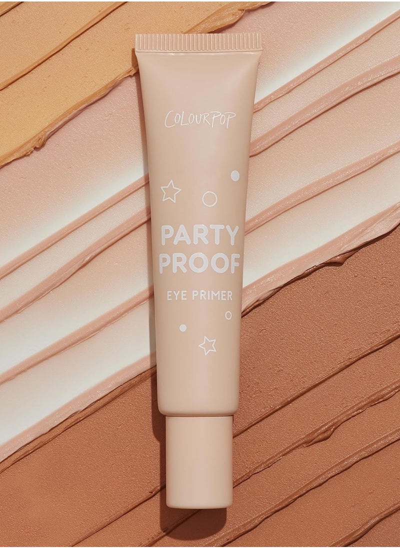 ColourPop Party Proof Eye Primer - Translucent Eyeshadow Primer for Long-Lasting Eye Makeup - Preps Skin for Smooth Makeup Application - Translucent (0.42 oz)