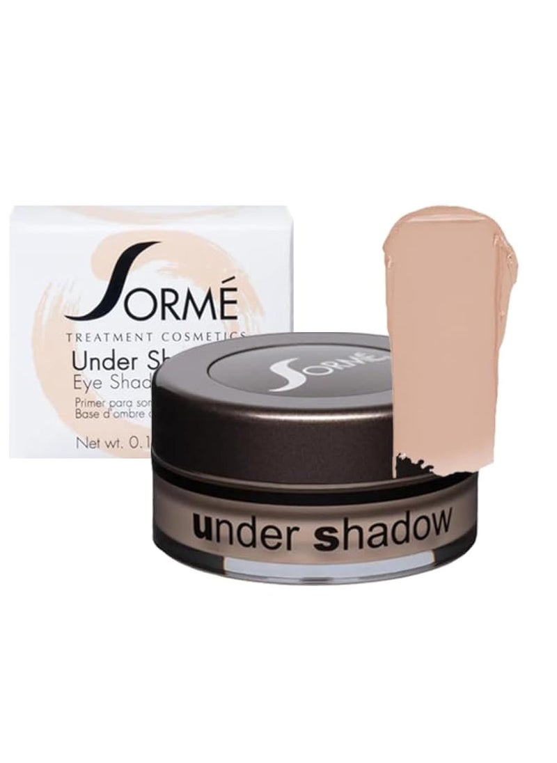 Sorme Treatment Cosmetics Under Shadow Primer (0.18 oz) | Neutralizing Eyelid Primer for Crease-Proof Eye Makeup | Hydrating Cream Eyeshadow Primer | Cruelty-Free Eyeshadow Base and Under Eye Primer