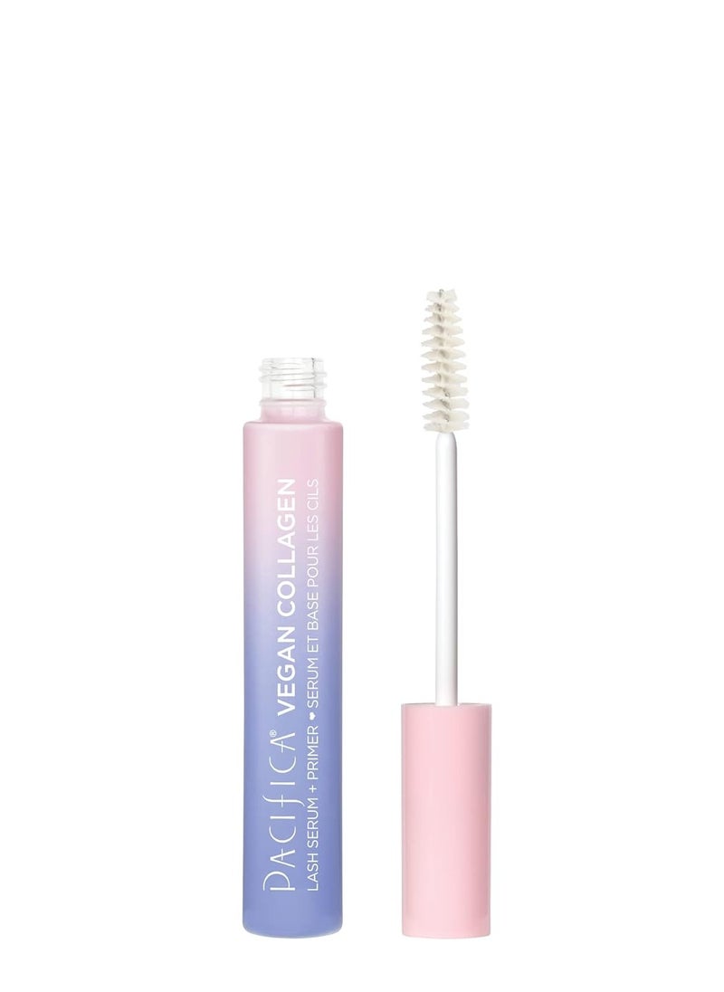 Pacifica Beauty Vegan Collagen Lash Serum and Clear Mascara Primer, Makeup, Conditioning Vitamin E and Vitamin B, Fluffy Lashes, Lash Primer, Cruelty Free, Silicone Free, Clean Makeup,0.24 oz(1 Count)