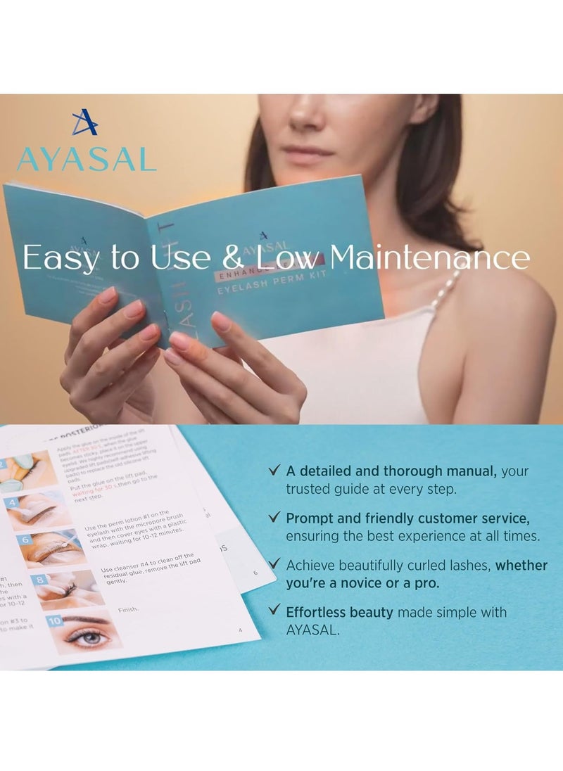 Lash Lift Kit: Eyelash Lift Kit - With Detailed Instruction Eyelash Perm Kit - Easy for Beginner and Professional Lash Perm Kit - Achieve Salon-Quality Lashes Lift with Safe and Effective Resul