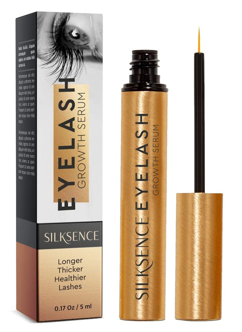 Lash Enhancing Serum for Eyelash Growth: Lash Serum for Women to Boost Thicker, Fuller, and Longer Lashes 5 ml (Metallic)