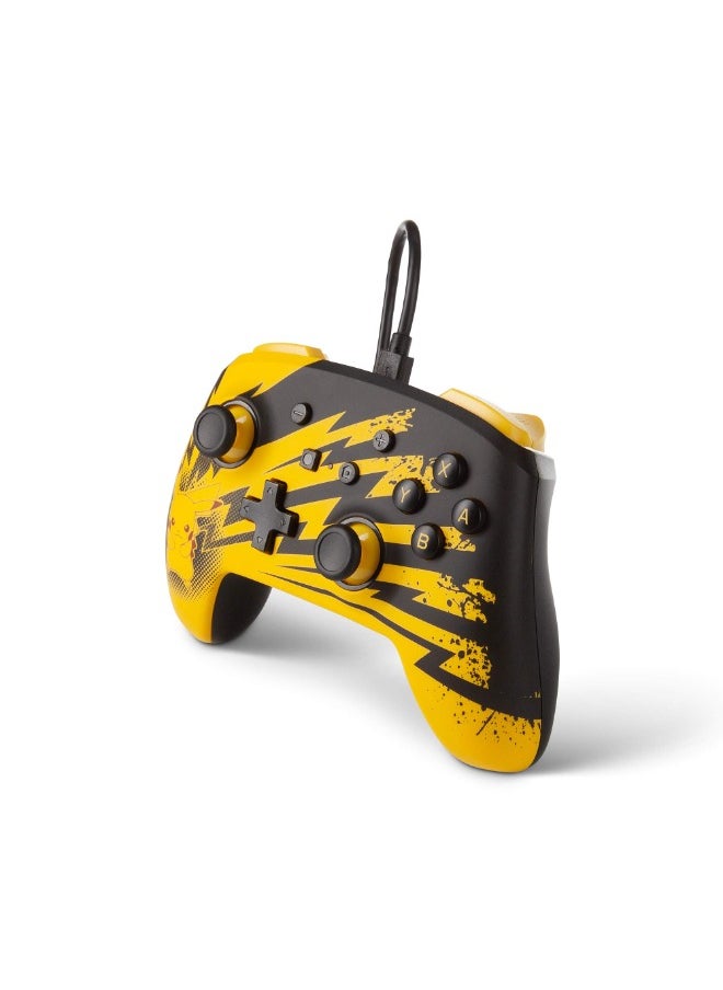 Enhanced Wired Controller for Nintendo Switch - Pikachu Lightning (Nintendo Switch)