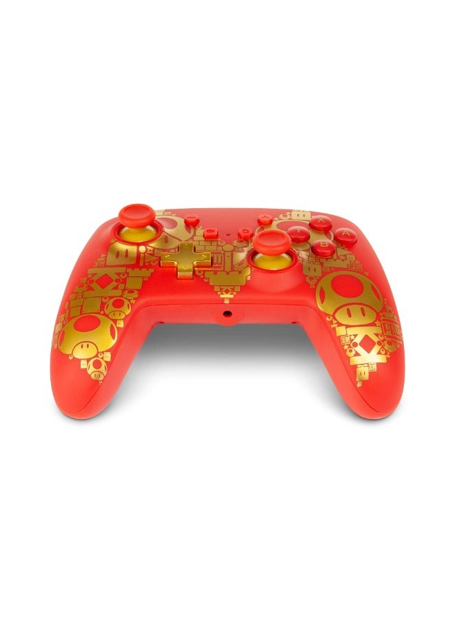 Mario Enhanced Wired Controller for Nintendo Switch - Golden M (Nintendo Switch)