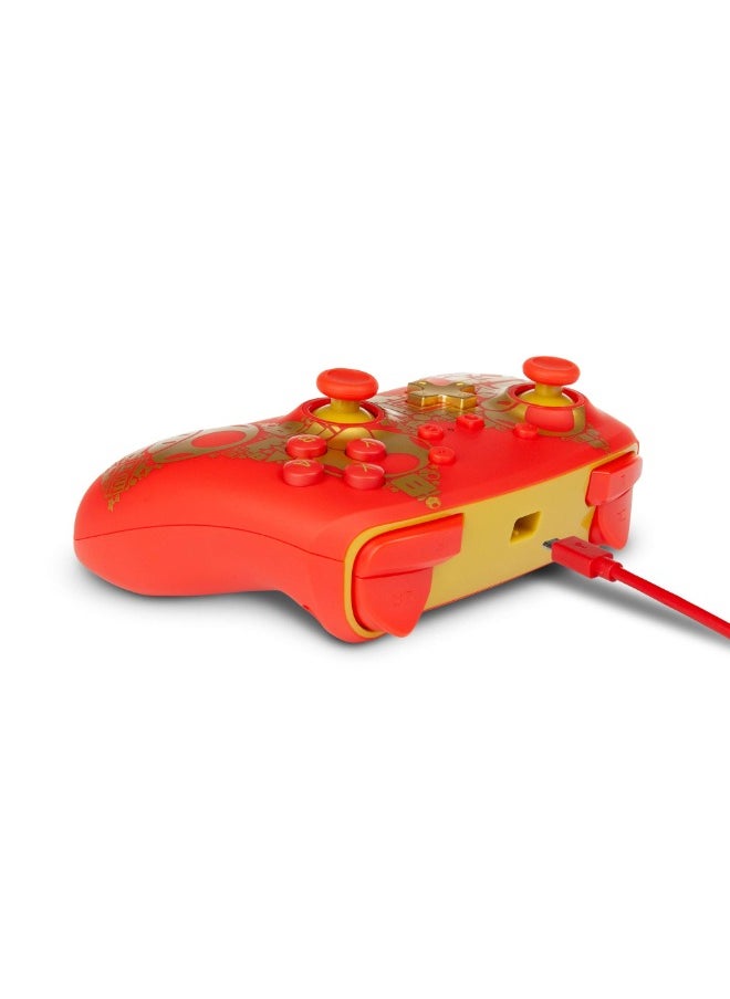 Mario Enhanced Wired Controller for Nintendo Switch - Golden M (Nintendo Switch)