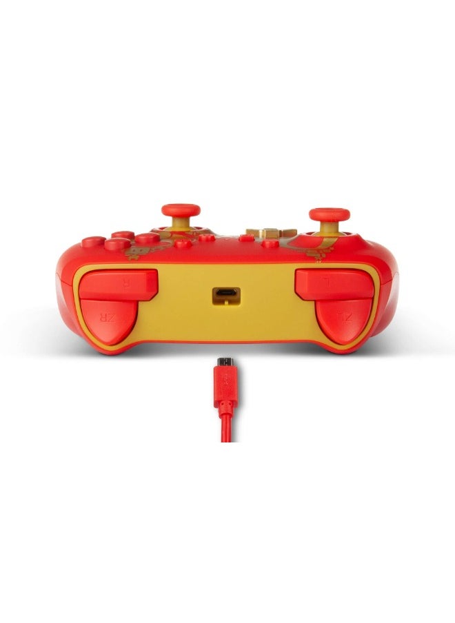 Mario Enhanced Wired Controller for Nintendo Switch - Golden M (Nintendo Switch)