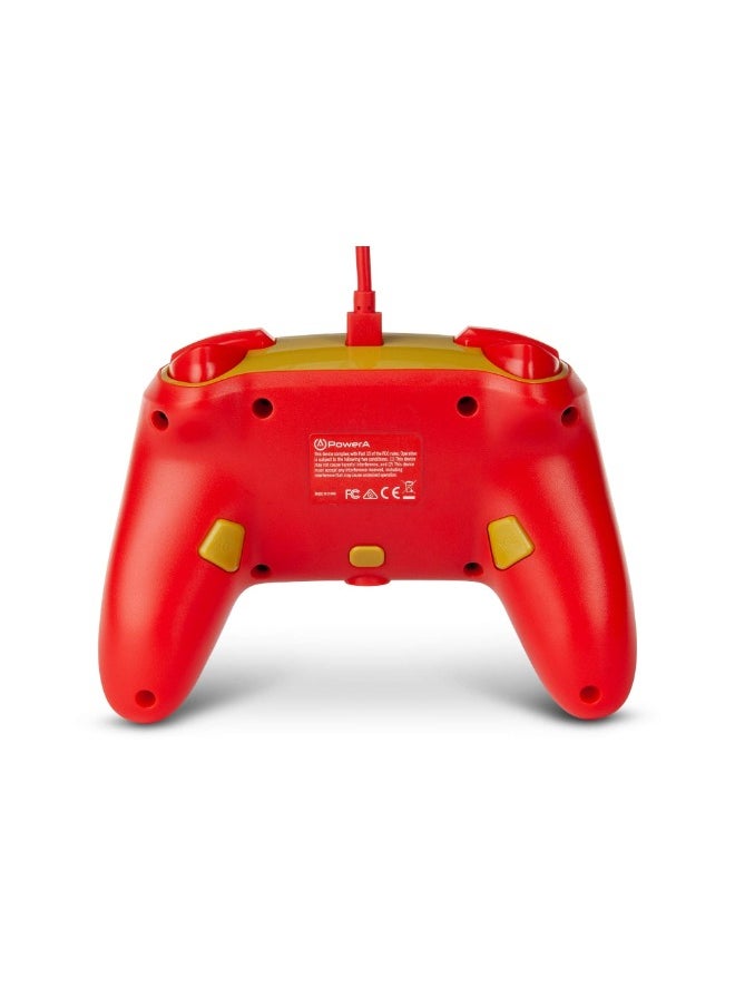 Mario Enhanced Wired Controller for Nintendo Switch - Golden M (Nintendo Switch)