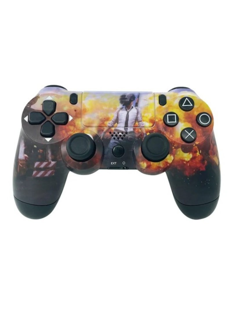 Wireless Controller For PS4 Custom Design Gamepad Joystick For PS4 With Non-Slip Grip Of Both Sides And 3.5mm Audio Jack PS4 Controller Dual Vibration Game Joystick PUBG Print