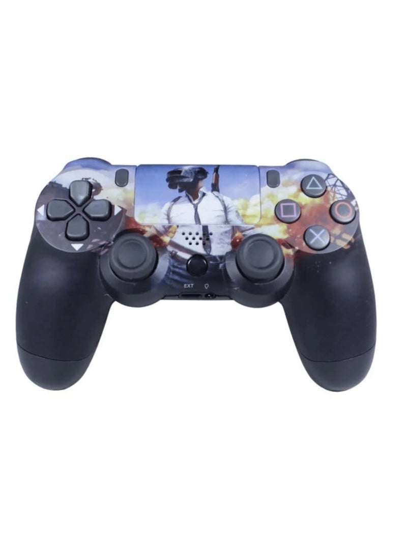 Wireless Controller For PS4 Custom Design Gamepad Joystick For PS4 With Non-Slip Grip Of Both Sides And 3.5mm Audio Jack PS4 Controller Dual Vibration Game Joystick PUBG Print