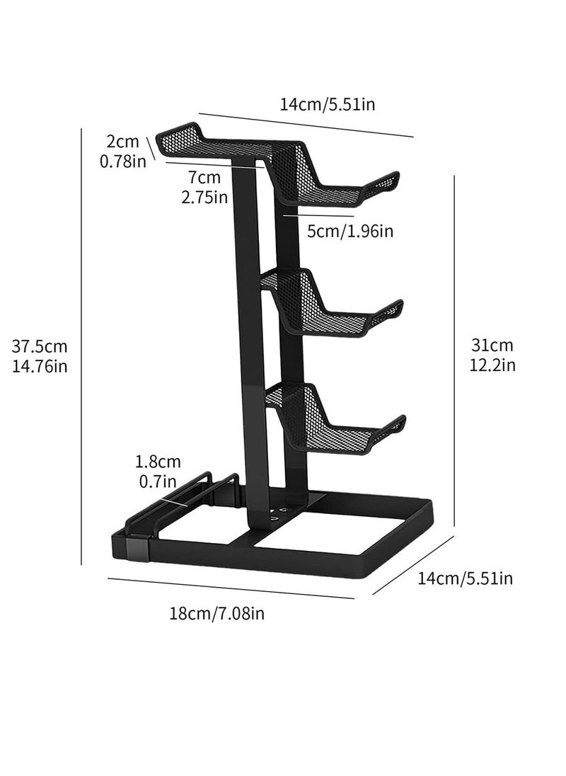 Elevated Version Metal Gamepad Holder Stand Compatible Headphones With PS5/PS4/Xbox ONE/S/X Series Game Console Controller Gaming Handle Bracket