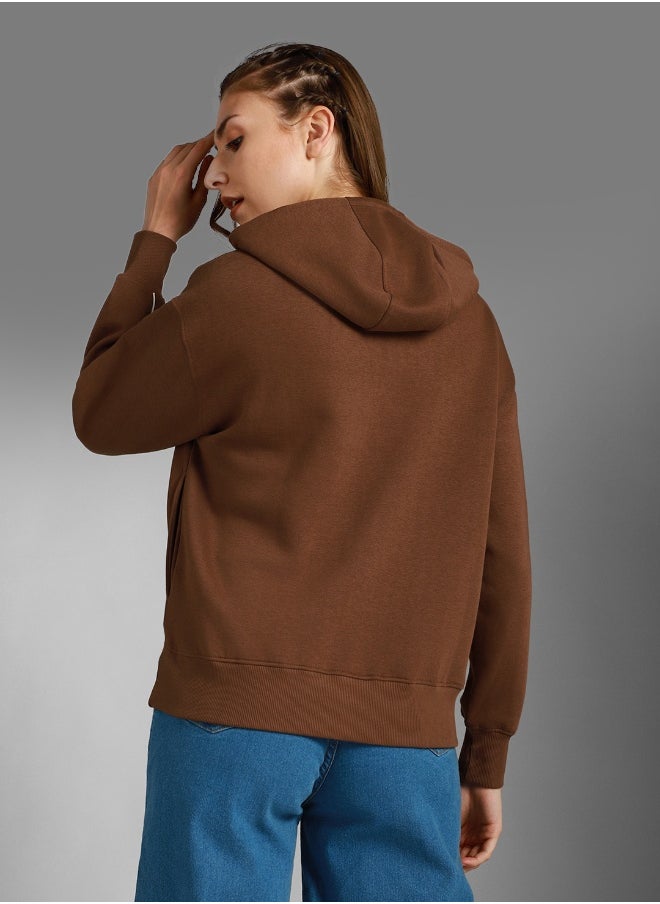 Women Brown Sweatshirt