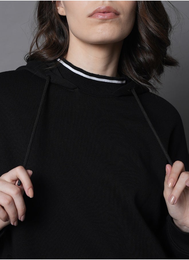 Women Black Sweatshirt