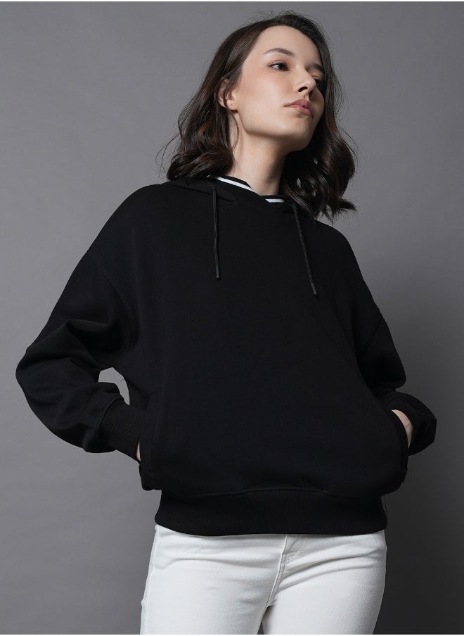 Women Black Sweatshirt