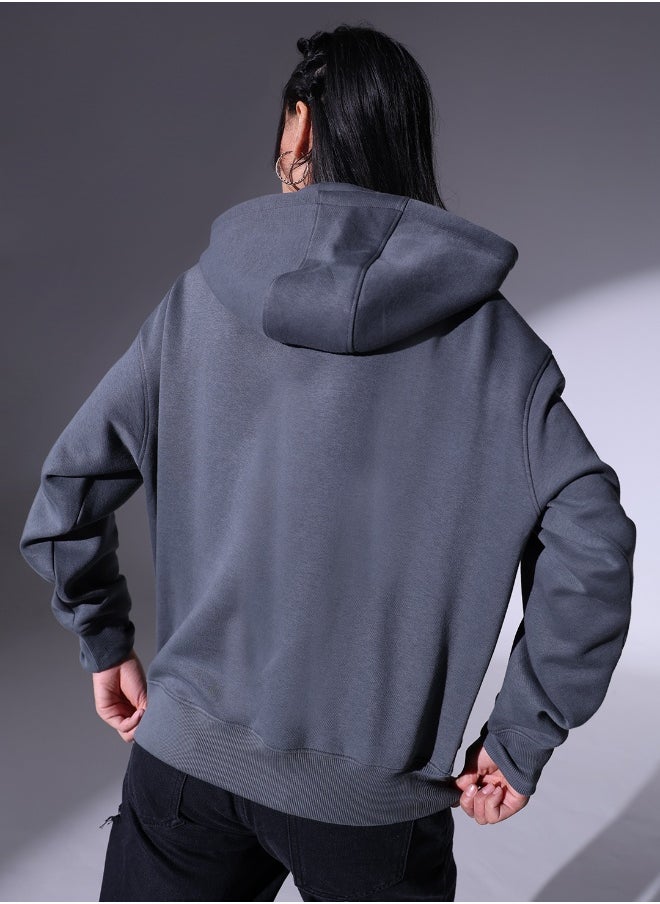 Women Grey Sweatshirt