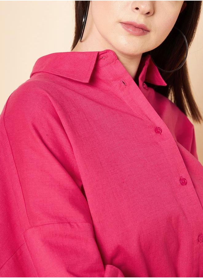 Women Magenta Shirt