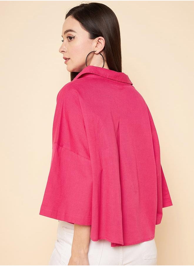Women Magenta Shirt