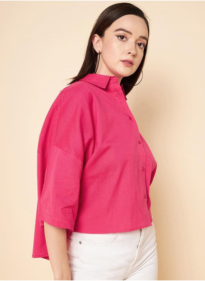 Women Magenta Shirt