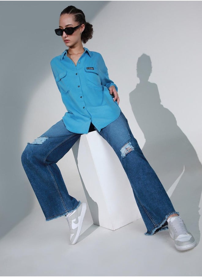 Blue Shirt For Women
