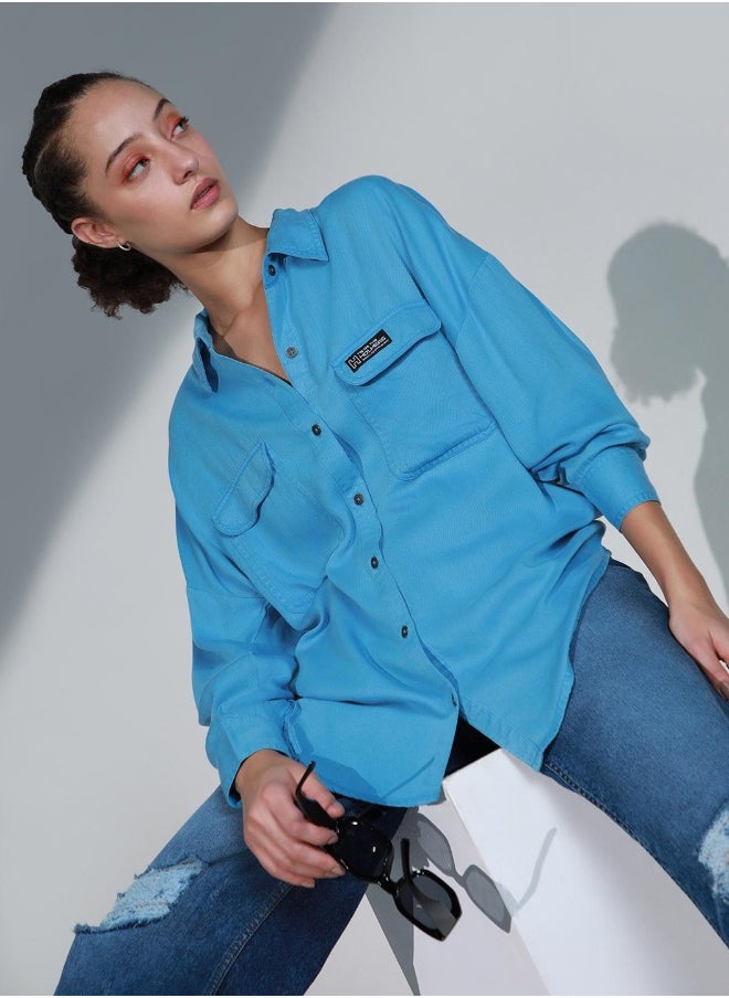 Blue Shirt For Women