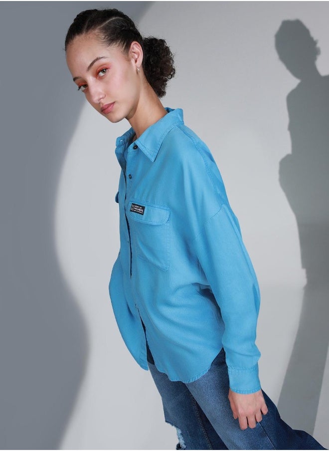Blue Shirt For Women