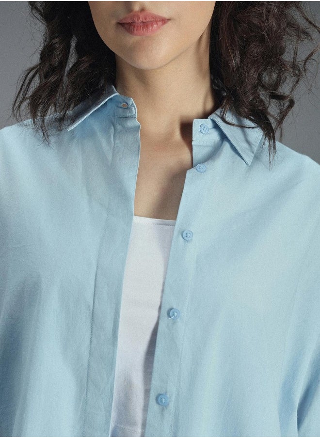 Women Light Blue Shirt