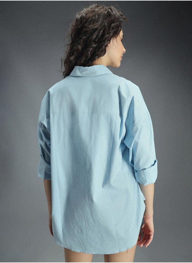 Women Light Blue Shirt