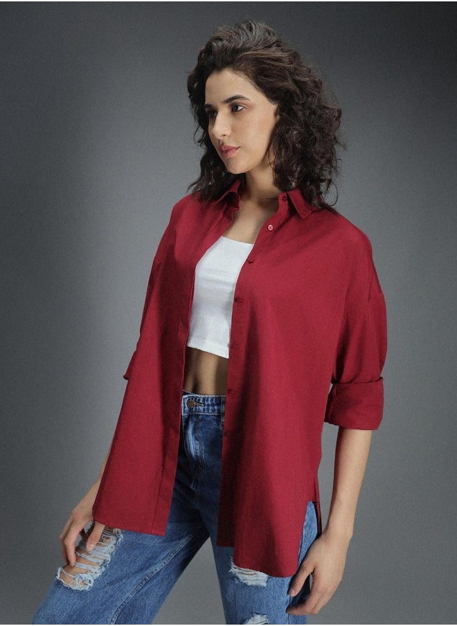 Women Red Shirts