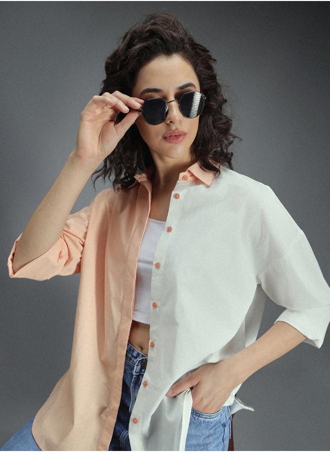 Multicolor Casual Baggy fit Shirt for Women