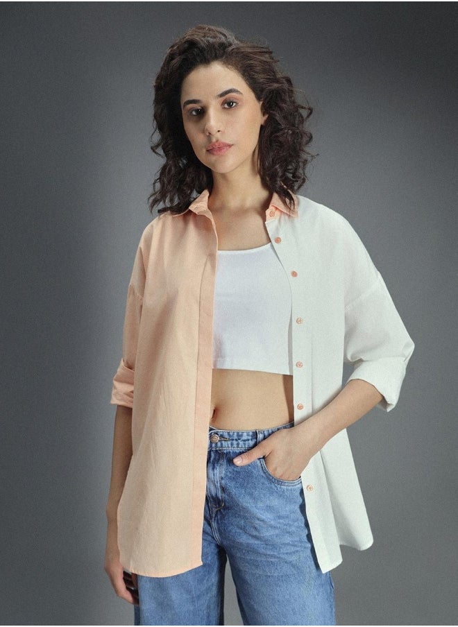 Multicolor Casual Baggy fit Shirt for Women